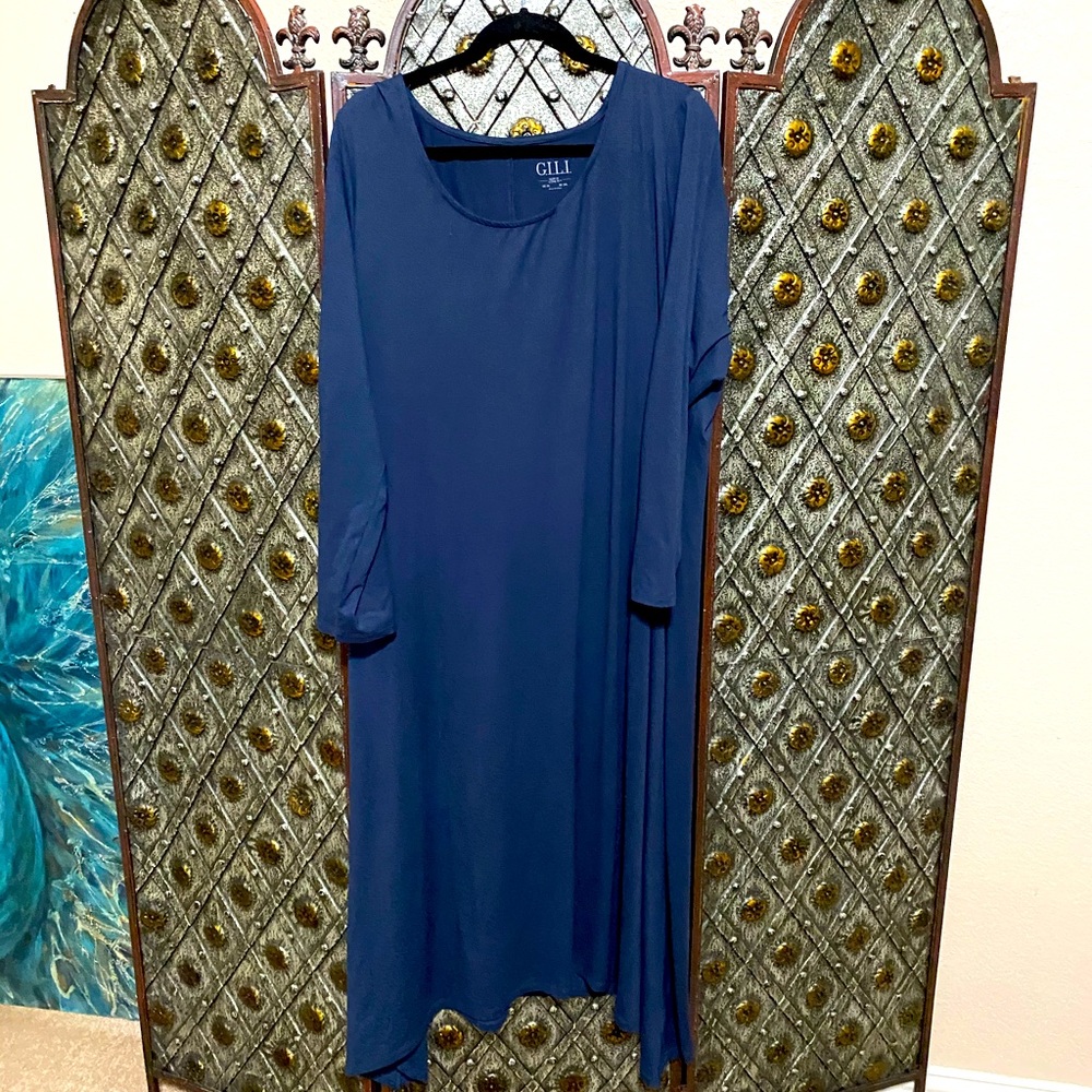 G.I.L.I. Maxi dress navy blue
